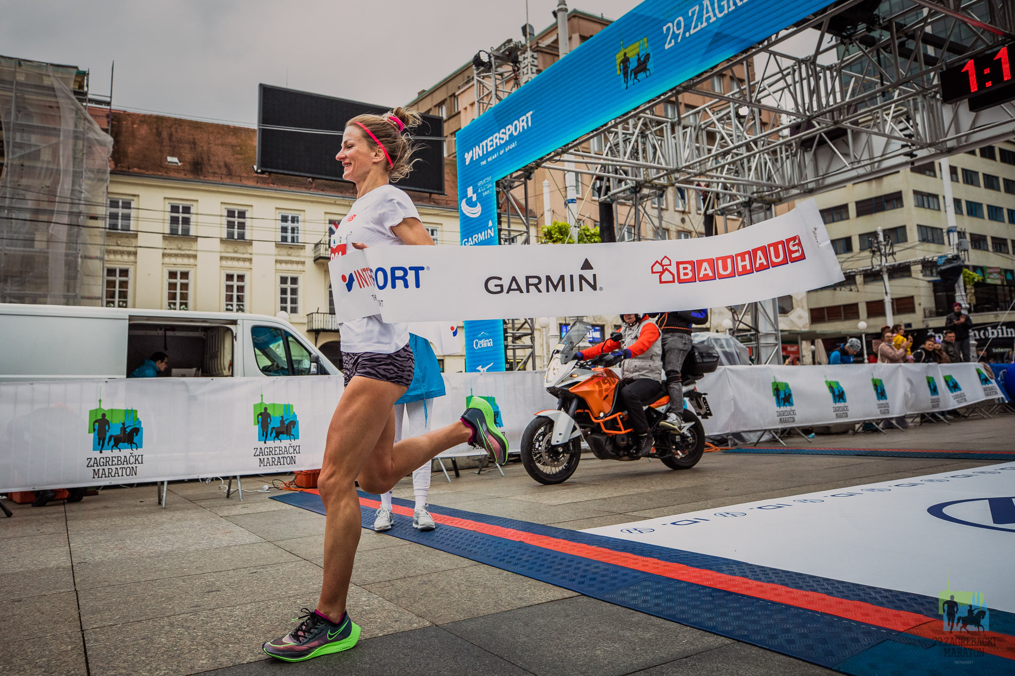 Zagreb Marathon city streets