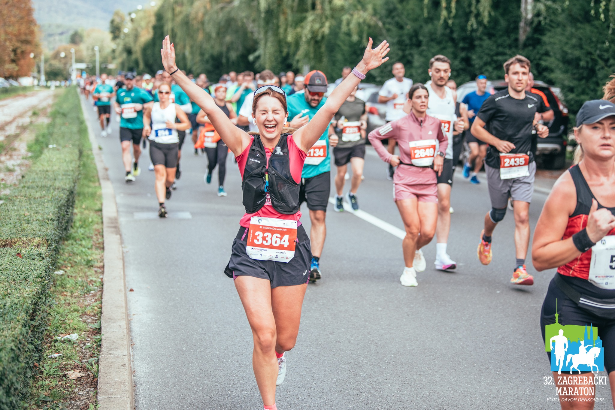 Zagreb Marathon start line