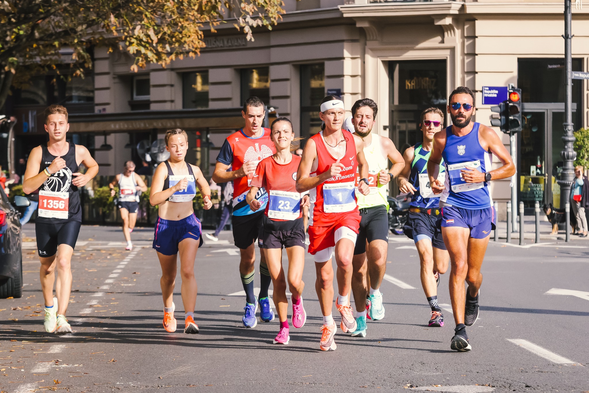 Zagreb marathon route