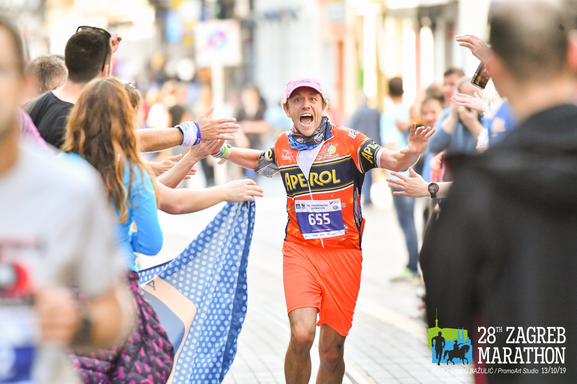 Zagreb marathon participants